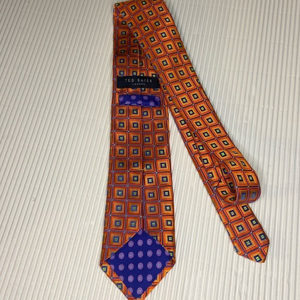 Ted Baker London Vibrant Print Men’s Silk Tie